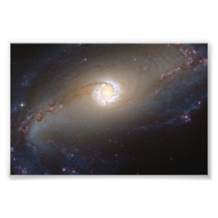 Barred Spiral Galaxy NGC 1097 Space Photo Print