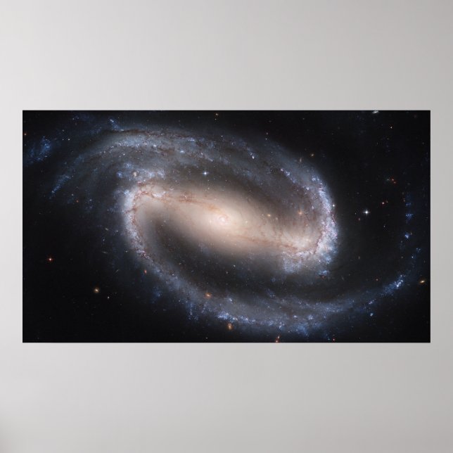 Barred Spiral Galaxy NGC 1300 Poster (Front)
