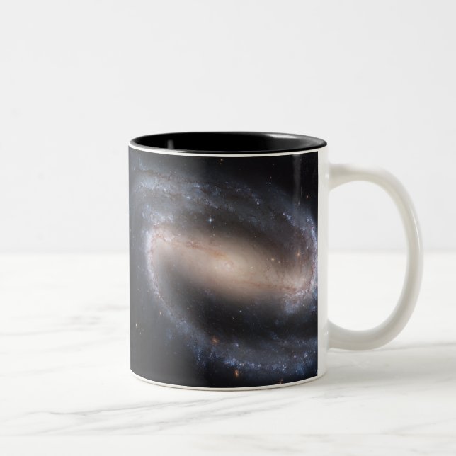 Barred Spiral Galaxy NGC 1300 Two-Tone Coffee Mug (Right)
