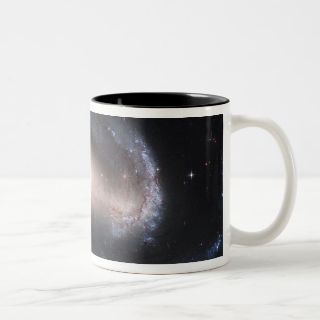 Barred Spiral Galaxy NGC 1300 Two-Tone Coffee Mug (Right)