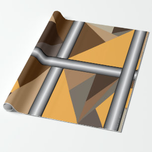 Barred Wrapping Paper