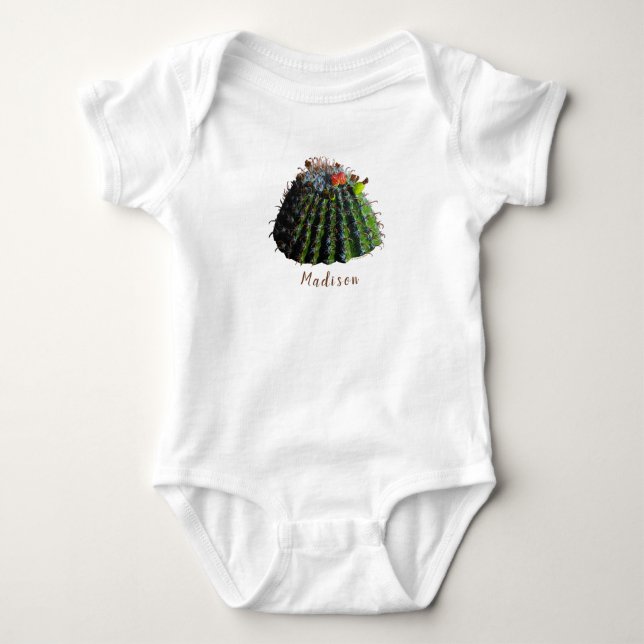 Barrel Cactus Baby Bodysuit (Front)