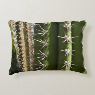 Barrel Cactus II Desert Nature Photo Decorative Cushion