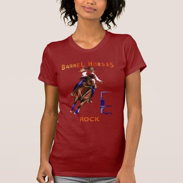 Barrel Horses Rock Shirts (Front)
