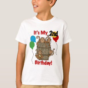 Barrel of Monkeys 2nd Birthday Tshirts and Gifts