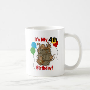 Barrel of Monkeys 4th Birthday Coffee Mug