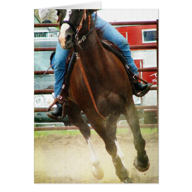 Barrel Race Horse (Front)