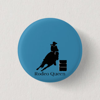 Barrel Racer 3 Cm Round Badge
