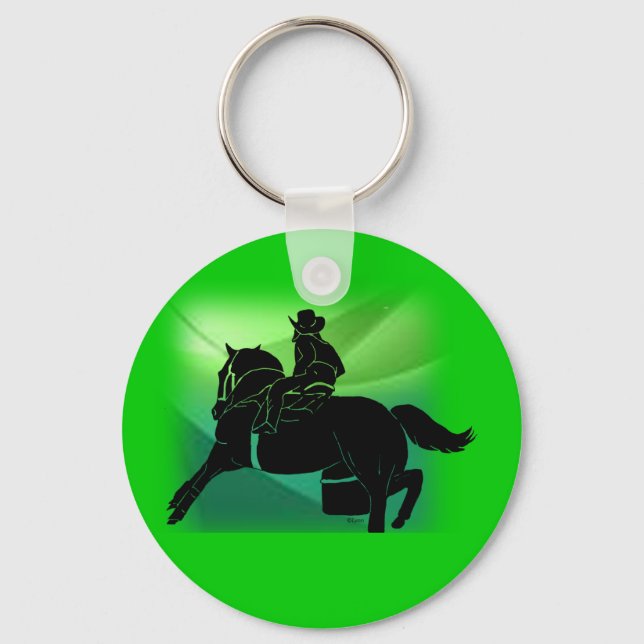 Barrel racer 402 key ring (Front)