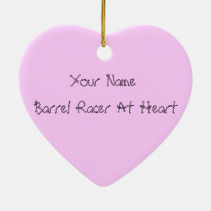Barrel Racer At Heart Ceramic Tree Decoration
