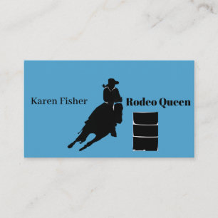 Barrel Racer  Business Card