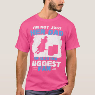 Barrel Racer Fan Dad Father Rodeo Horse Barrel Rac T-Shirt