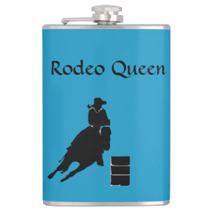 Barrel racer  hip flask