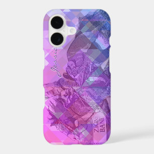 Barrel Racer II (pink violet dark geometric)