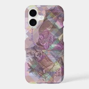 Barrel Racer II (pink violet geometric)
