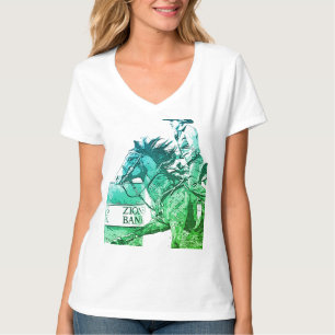 Barrel Racer II (teal/green) T-Shirt