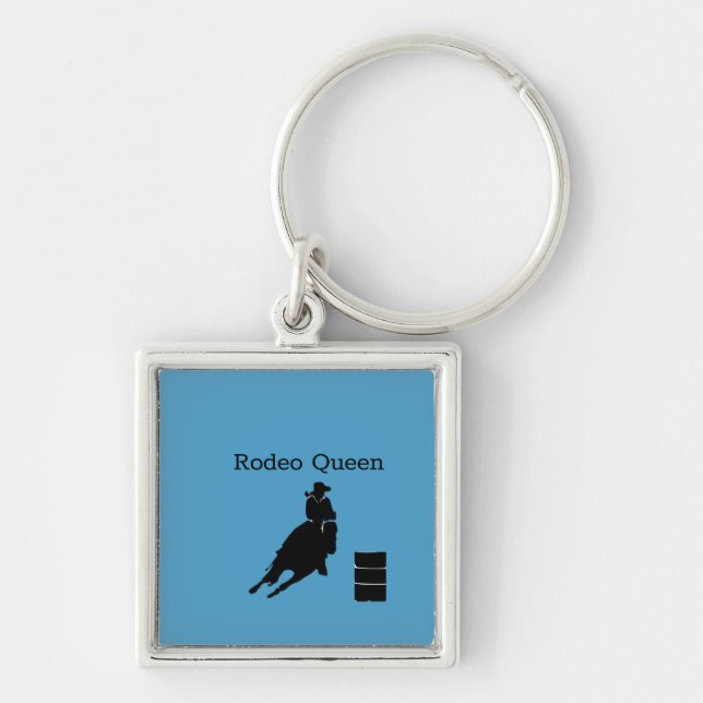 Barrel Racer   Key Ring (Front)