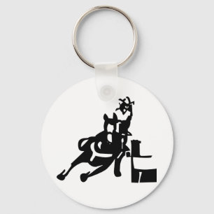 Barrel Racer Key Ring