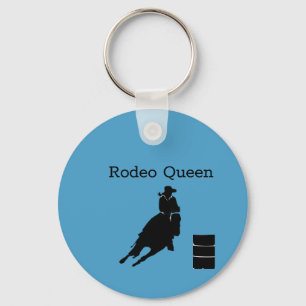 Barrel Racer Keychain