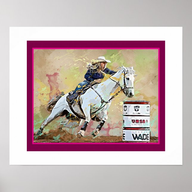 Barrel Racer Miss Rodeo Pageant  Poster (Front)