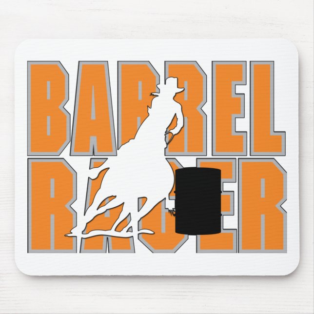 Barrel Racer Mouse Mat (Front)