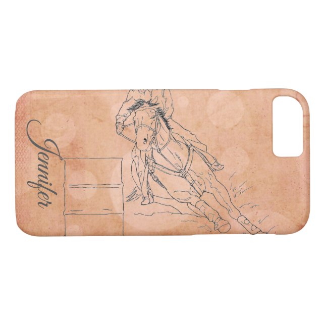 Barrel Racer Orange Circles) Case-Mate iPhone Case (Back (Horizontal))