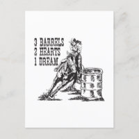 Barrel Racing 3 Barrels 2 Hearts 1 Dream Magnet
