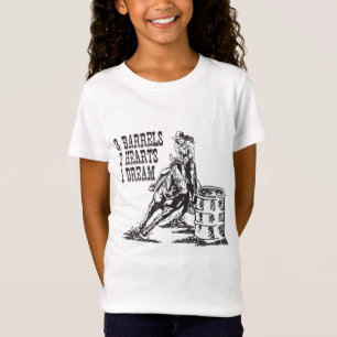 Barrel Racing 3 Barrels 2 Hearts 1 Dream T-Shirt