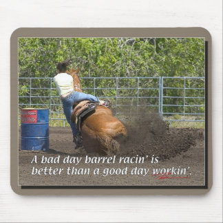 Barrel Racing - BR V Work Mouse Mat