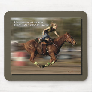 Barrel Racing - BR V Work Mouse Mat