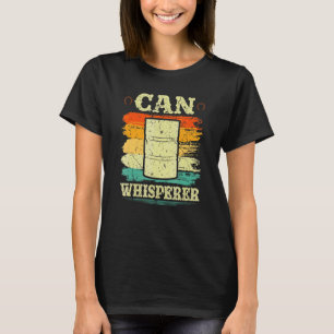 Barrel Racing Can Whisperer Retro Rodeo Barrel Rac T-Shirt