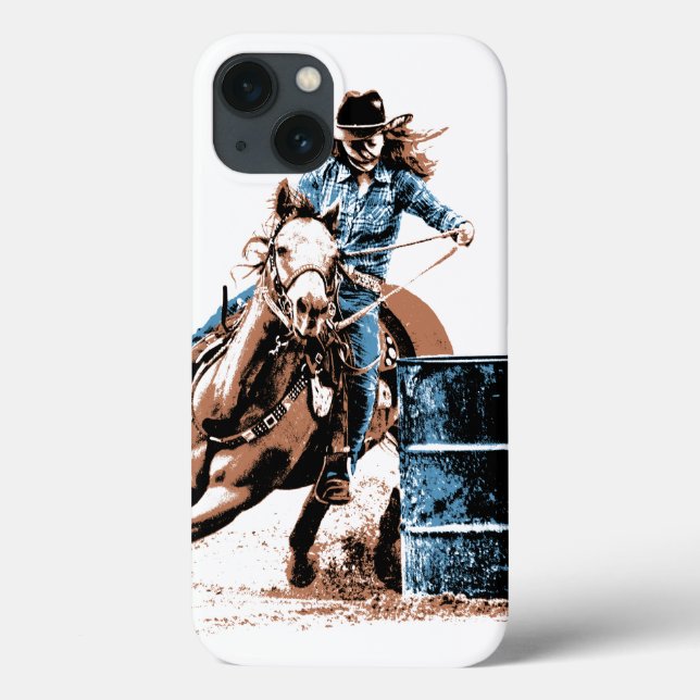 Barrel Racing Case-Mate iPhone Case (Back)