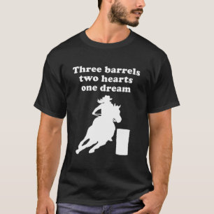 Barrel Racing For Girls Teens Her Or Women T-Shirt