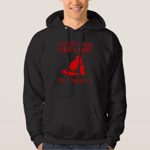 Barrel Racing  For Women Rodeo Horse Racer Girl Hoodie
