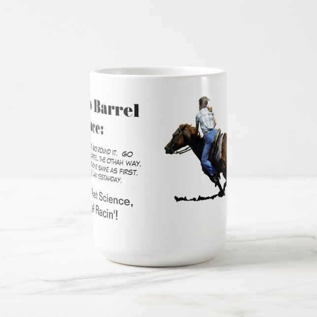 Barrel Racing - Girls - How to Barrel Race. Coffee Mug (Center)