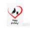 Barrel Racing Horse and Red Heart Happy Birthday!