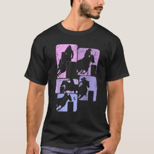 Barrel Racing Horse Barrel Racer Rodeo Cowgirl Wom T-Shirt