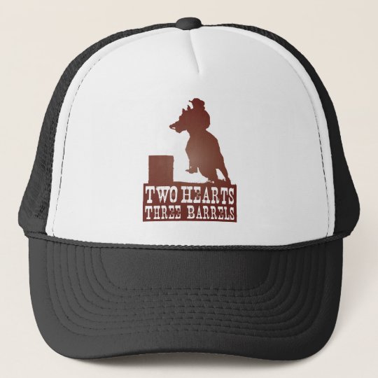barrel racing horse cowgirl cowboy redneck trucker hat | Zazzle.co.uk