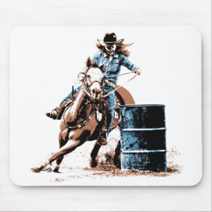 Barrel Racing Mouse Mat