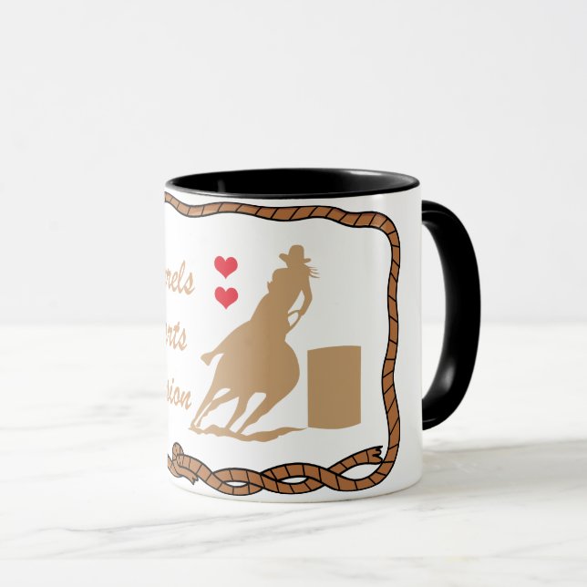 Barrel Racing Mug (Front Right)