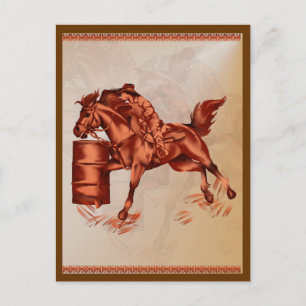 Barrel Racing_Post Card