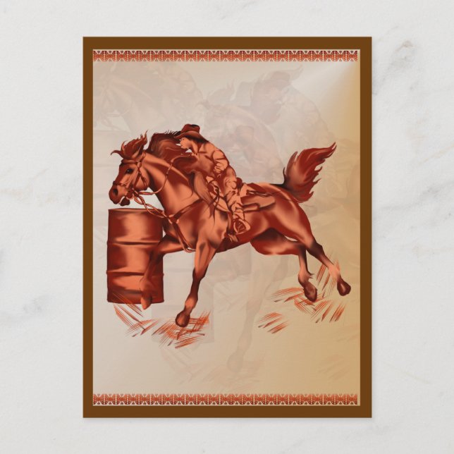 Barrel Racing_Post Card (Front)