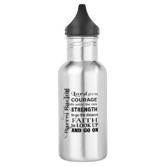 Barrel Racing Prayer water bottle