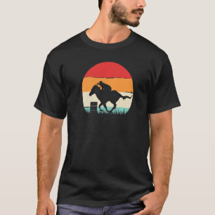 Barrel Racing Rodeo Horse For Men Women Teens T-Shirt