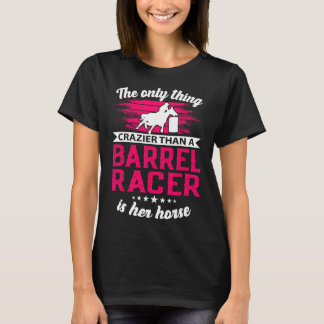 Barrel Racing Roping Horseback Riding Horse Rodeo T-Shirt