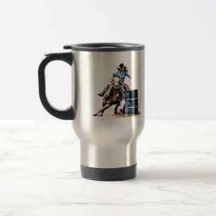Barrel Racing Travel Mug