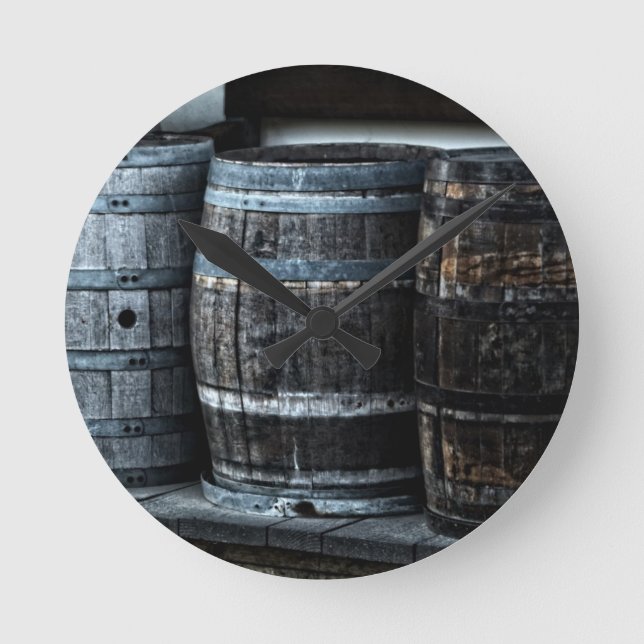 Barrel Wall Clock (Front)
