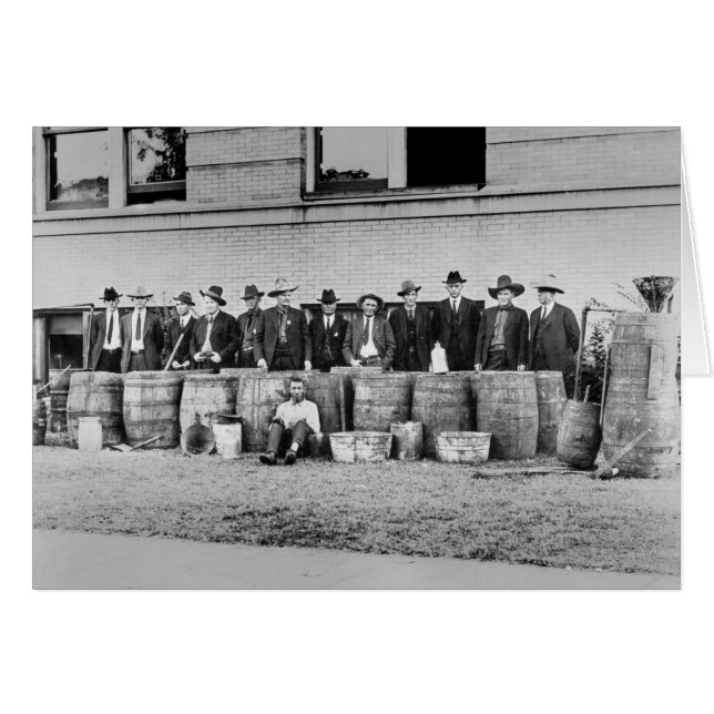 Barrels of Bootleg Liquor, 1922 (Front Horizontal)