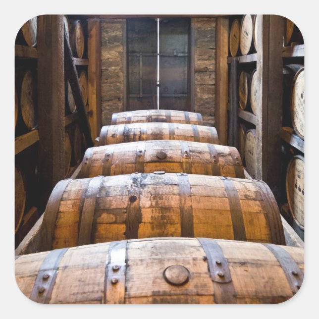 barrels square sticker (Front)