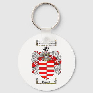 BARRETT FAMILY CREST -  BARRETT COAT OF ARMS KEY RING